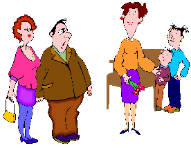 various family members
