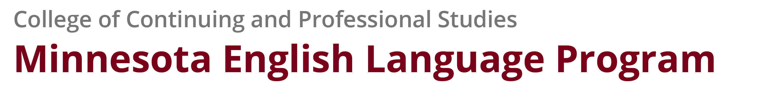 Minnesota English Language Program - wordmark