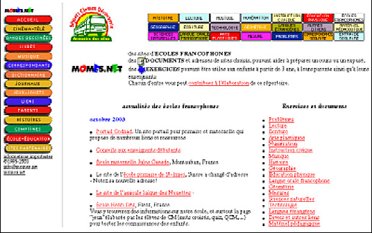 �cole-Education page from www.momes.net