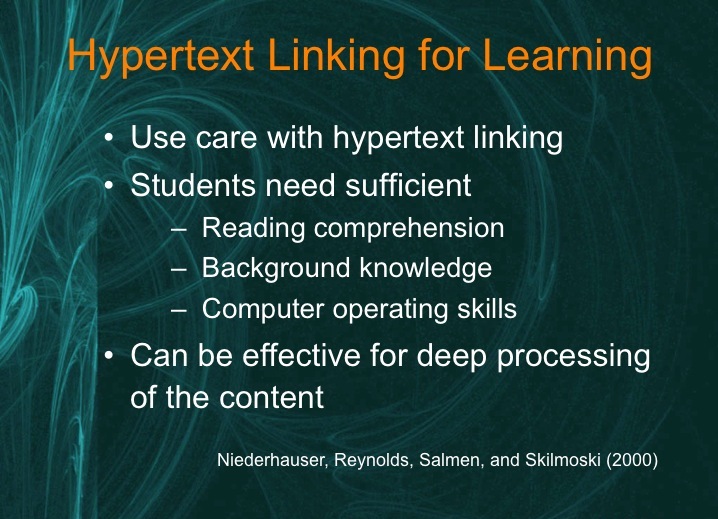 Hypertext Linking