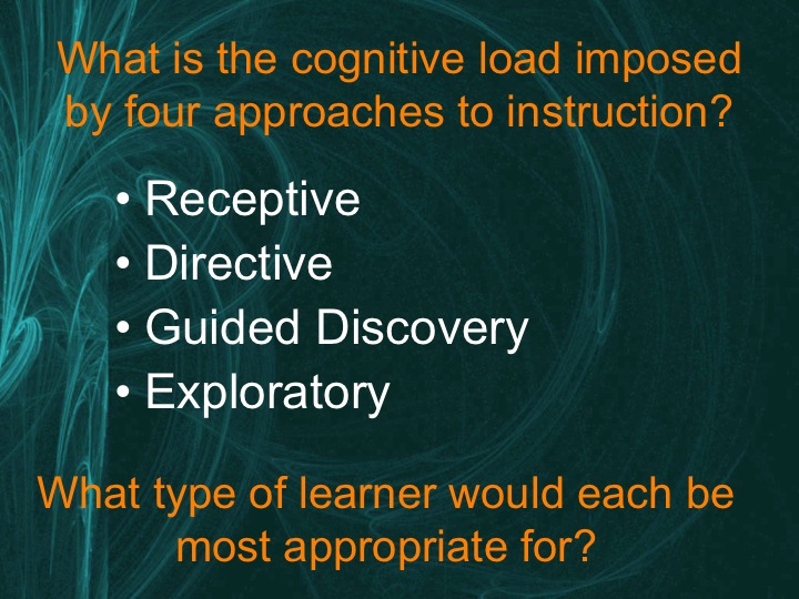 Four Approaches to Instruction